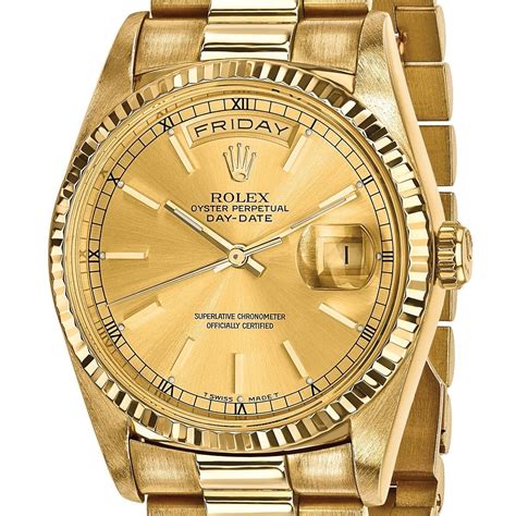 rolex 18 ct gold price.